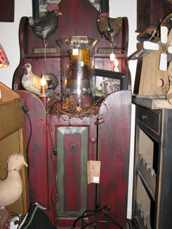 Red cupboard