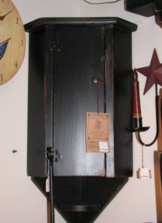 black corner cupboard