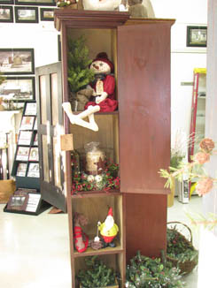 Tall Red Cupboard