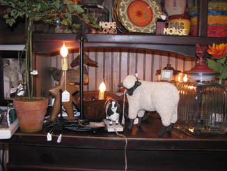 Lamb and candles