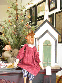 Doll with church