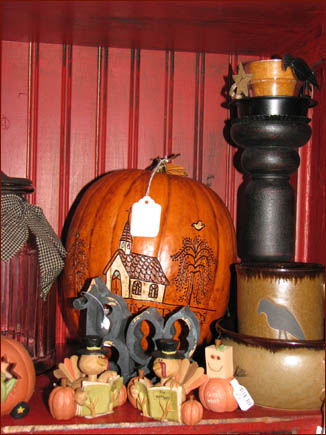 Carved pumpkin